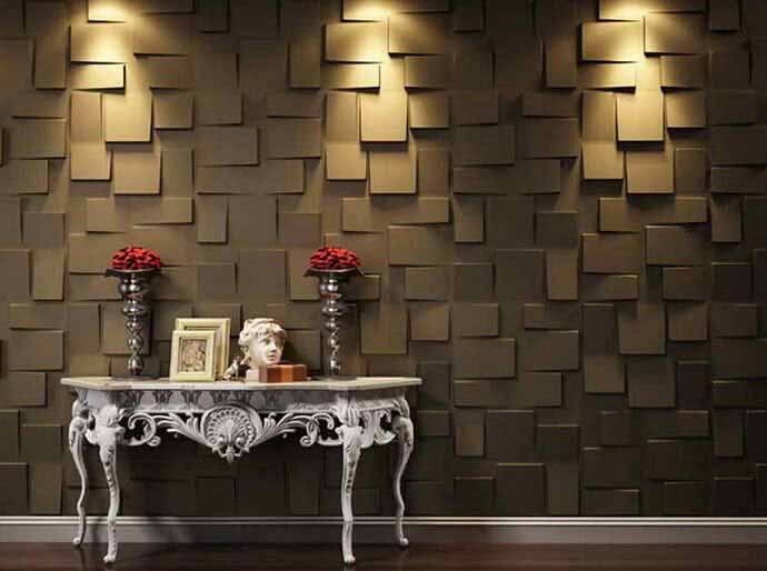 3D wall panel